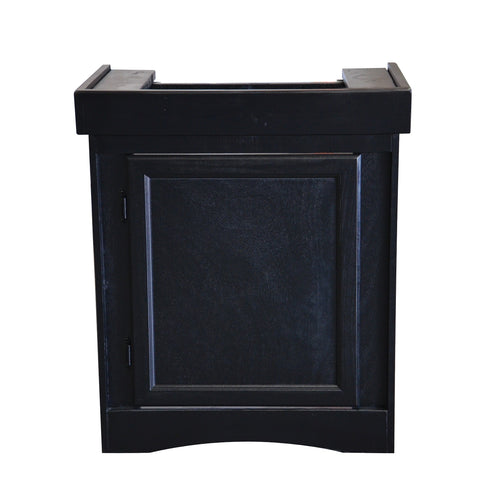 Seapora Monarch Cabinet Stand - Black - 24" x 12"