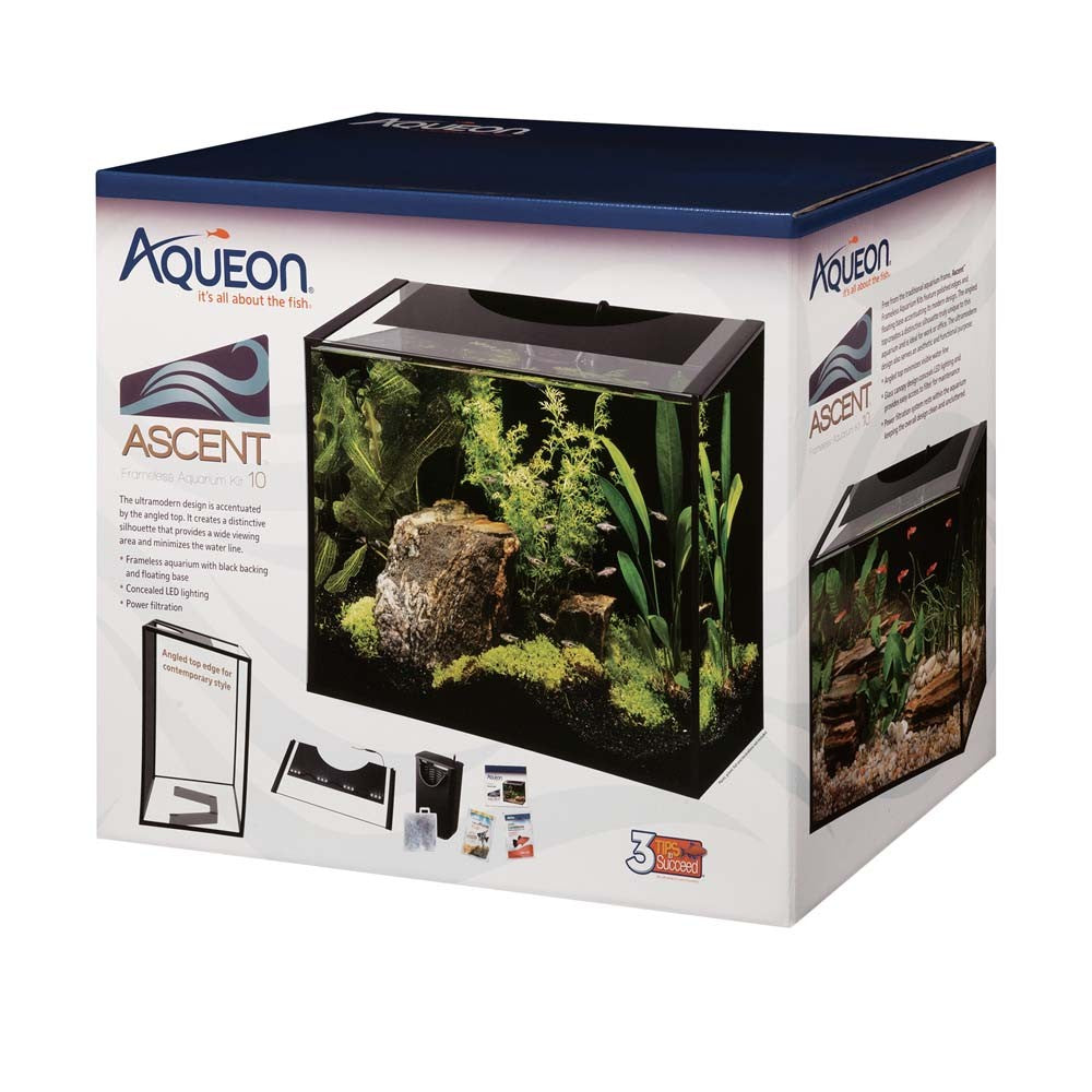 Aqueon Deluxe LED Bow Front Aquarium Kit - 16 Gallons