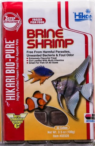 Hikari Bio-Pure Frozen Fish Food Brine Shrimp 3.5oz