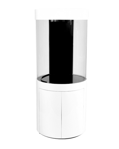 Pro Clear Procylinder 125 Acrylic Cylinder Aquarium w/ Pump, Lights & Filter - White