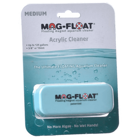 Mag-Float Acrylic Floating 125 Magnetic Aquarium Cleaner - Medium